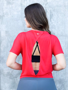 Flow Open Back Tee